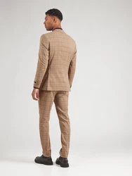 JACK & JONES Anzug JPRFranco creme / brokat / dunkelbraun
