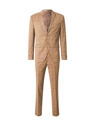JACK & JONES Anzug JPRFranco creme / brokat / dunkelbraun