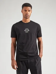 ARMANI EXCHANGE T-Shirt grau/schwarz/weiß