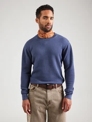 KnowledgeCotton Apparel Pullover Vagn dunkelblau