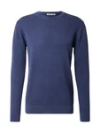 KnowledgeCotton Apparel Pullover Vagn dunkelblau