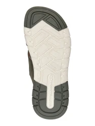 TOM TAILOR Pantolette oliv / dunkelgrün