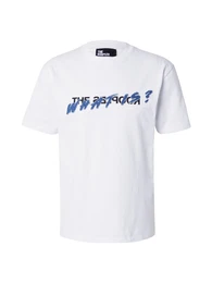 T-Shirt blue denim / schwarz / wei