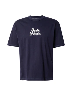 GUESS T-Shirt marine/hellblau/weiß