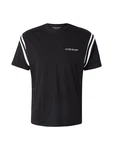 GUESS JEANS T-Shirt schwarz/weiß