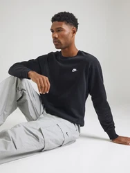 Nike Sportswear Sweatshirt 'Club Fleece' schwarz