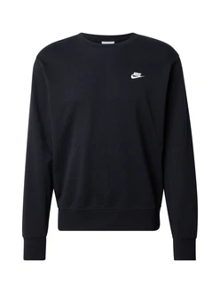 Nike Sportswear Sweatshirt 'Club Fleece' schwarz
