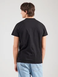 GUESS T-Shirt hellblau/orange/schwarz/weiß