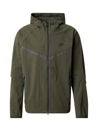 Jacke 'Tech' grau / oliv