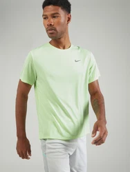 NIKE Sportshirt Miler neongrün