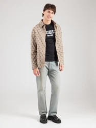 GUESS T-Shirt rauchblau/hellgrau/schwarz/weiß