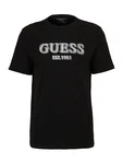 GUESS T-Shirt rauchblau/hellgrau/schwarz/weiß