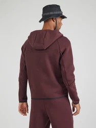 Nike Sportswear Sweatjacke 'TECH FLEECE' burgunder