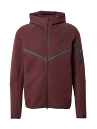 Sweatjacke 'TECH FLEECE' burgunder