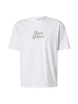 GUESS T-Shirt beige/weiß