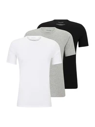 T-Shirt graumeliert / schwarz / wei
