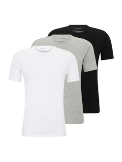 Calvin Klein Unterhemd T-Shirt graumeliert/schwarz/weiß