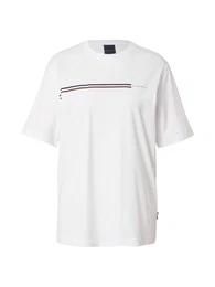 T-Shirt navy / schoko / wei