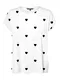 VERO MODA Tričko 'VMAva' marine modrá / bílá VERO MODA Tričko 'VMAva' marine modrá / bílá