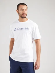 COLUMBIA T-Shirt navy/hellgrau/weiß
