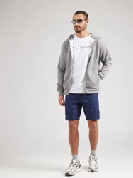 COLUMBIA T-Shirt navy/hellgrau/weiß