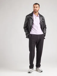 FYNCH-HATTON Poloshirt pastelllila/weiß