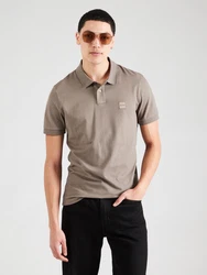BOSS Poloshirt 'Passenger' dunkelbeige