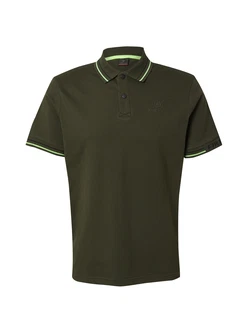 Bogner Fire + Ice Poloshirt 'ARJAN' hellgrn/dunkelgrn/schwarz
