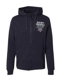 Sweatjacke navy / wei