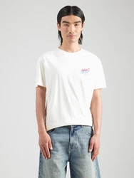 GANT T-Shirt creme/himmelblau/tanne/dunkelpink