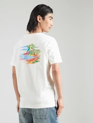 GANT T-Shirt creme/himmelblau/tanne/dunkelpink