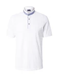bugatti Poloshirt dunkelbeige/blaumeliert/weiß