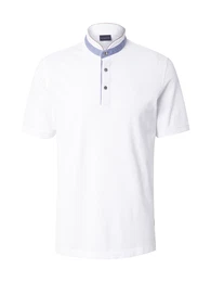 Poloshirt dunkelbeige / blaumeliert / wei