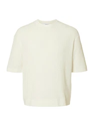 SELECTED HOMME Pullover SLHCOLTON creme