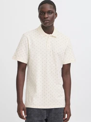 BLEND Poloshirt 'BHEames' gelb/grün/naturweiß