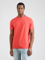BOSS T-Shirt 'Tee' grenadine/schwarz