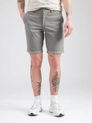 Only & Sons Shorts 'Peter Dobby' grau/weiß