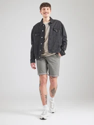 Only & Sons Shorts 'Peter Dobby' grau/weiß