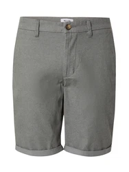 Only & Sons Shorts 'Peter Dobby' grau/weiß