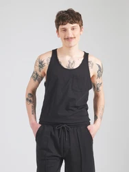 JACK & JONES Tanktop 'JJJAKE' schwarzmeliert