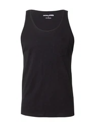 JACK & JONES Tanktop 'JJJAKE' schwarzmeliert