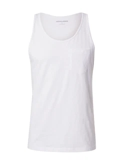 JACK & JONES Tanktop 'JJJAKE' weiß