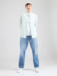 Jack & Jones Langarmhemd JJESUMMER BAND SHIRT LS SN pastellgrün