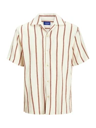 Jack & Jones Plus Hemd JORCOBA rostbraun/hellbraun
