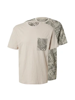 Only & Sons T-Shirt ONSPERRY grau/grn