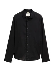 TOM TAILOR DENIM Hemd schwarz