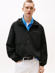Tommy Jeans Jacke Chicago schwarz/weiß