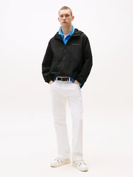 Tommy Jeans Jacke Chicago schwarz/weiß