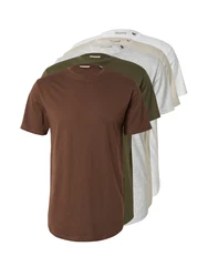 Only & Sons T-Shirt ONSJEFF schoko/hellgrau/dunkelgrün/weiß
