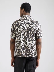 Only & Sons Hemd 'ONSROCKET' dunkelbeige/schwarz/weiß